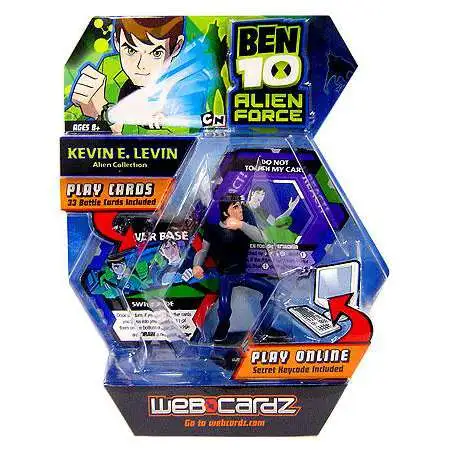 Ben 10 Alien Force Web Cardz Kevin E. Levin Starter Set