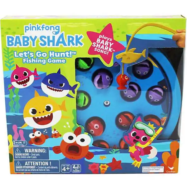 Pinkfong Baby Shark Let's Go Hunt! Fishing Game [Plays Baby Shark Song]