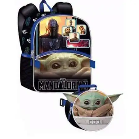 Star Wars The Mandalorian Baby Yoda / Grogu 16-Inch Backpack & Lunch Kit [The Child]