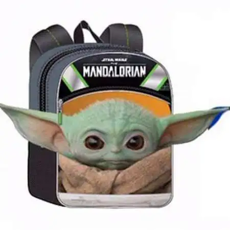 Star Wars The Mandalorian Baby Yoda / Grogu Half Moon 16-Inch Backpack [The Child]