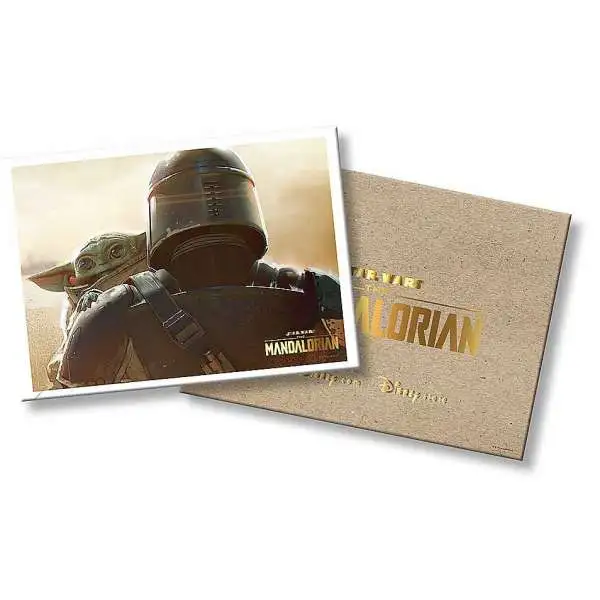 Disney Star Wars The Mandalorian & The Child Exclusive Lithograph