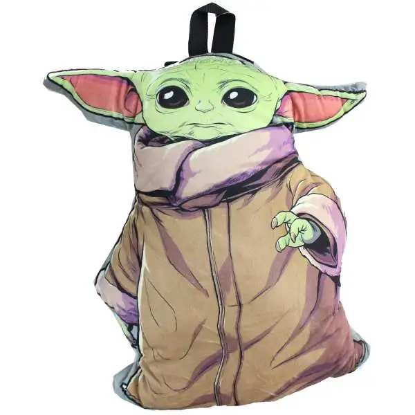 Star Wars The Mandalorian Baby Yoda / Grogu 16-Inch Plush Backpack [The Child]