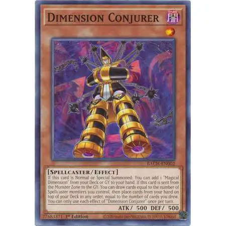 YuGiOh Battle of Chaos Common Dimension Conjurer BACH-EN002