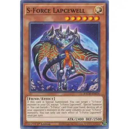 YuGiOh Battle of Chaos Common S-Force Lapcewell BACH-EN016