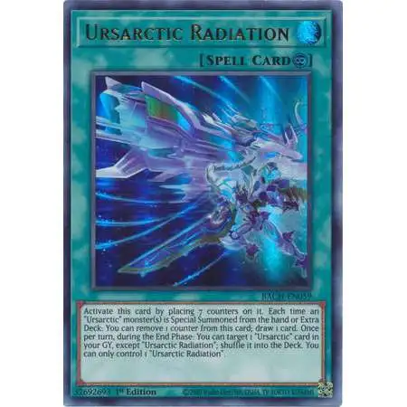 YuGiOh Battle of Chaos Ultra Rare Ursarctic Radiation BACH-EN059