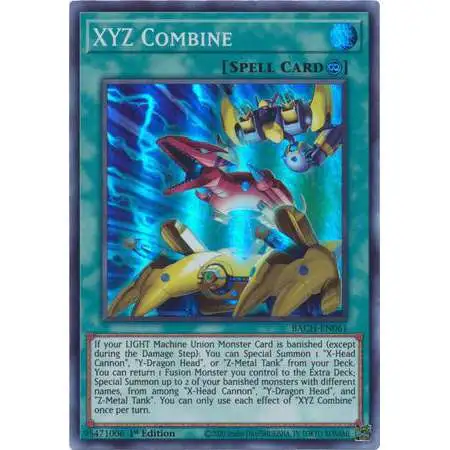 YuGiOh Battle of Chaos Super Rare XYZ Combine BACH-EN061