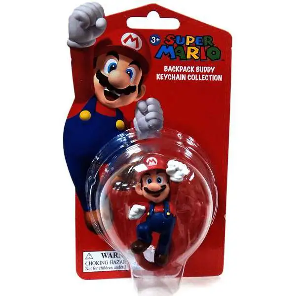 Super Mario Backpack Buddy Collection Mario 2-Inch Keychain