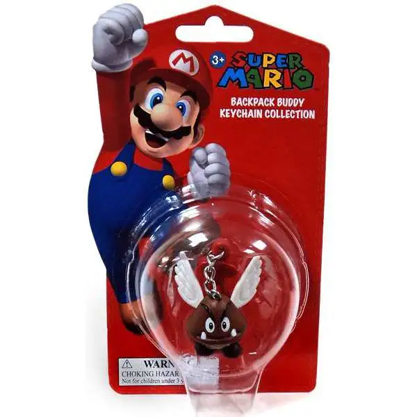 Super Mario Backpack Buddy Collection Paragoomba 2-Inch Keychain