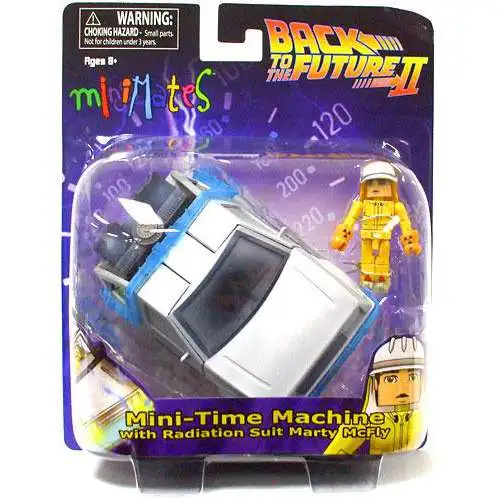 Back to the Future Part II MiniMates Mini-Time Machine Vehicle [Radiation Suit Marty McFly, Loose]