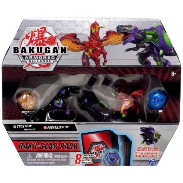 Bakugan Armored Alliance Baku-Gear Trox Ulra & Pegatrix Ultra Baku-Gear Pack