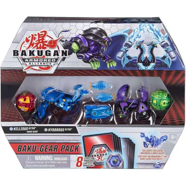 Bakugan Armored Alliance Baku-Gear Nillious Ultra & Hydorous Ultra Baku-Gear Pack