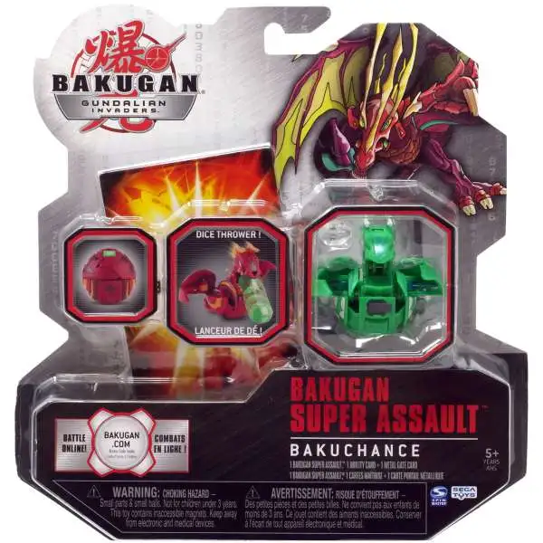 Bakugan Gundalian Invaders Super Assault Bakuchance [Green]