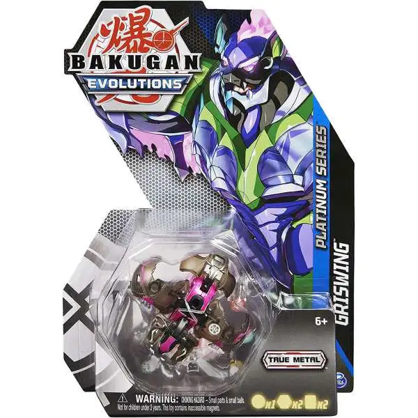 Bakugan Evolutions Platinum Series Griswing Single Figure & Trading Card