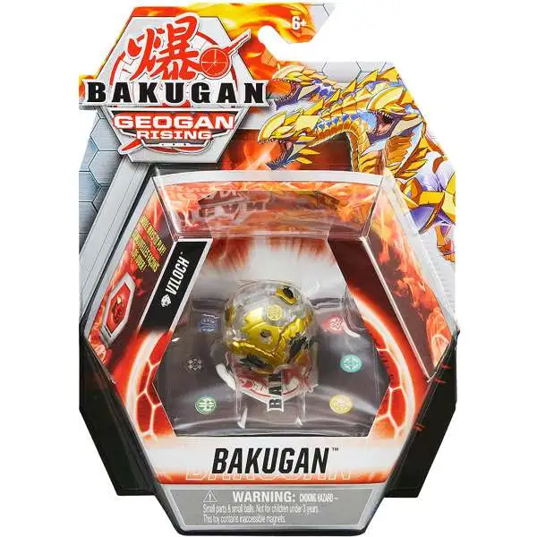 Geogan Rising Bakugan Diamond Viloch Single Figure & Trading Card