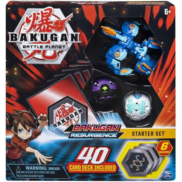 Bakugan Battle Planet Resurgence Aquos Pyravian Starter Set