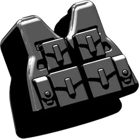 BrickArms Combat Vest LCV SAW 2.5-Inch [Black]