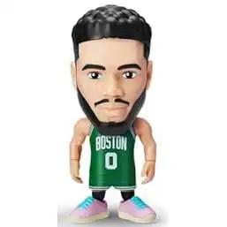 5 Surprise Philadelphia 76ers NBA Ballers Series 1 Jayson Tatum Figure [Green Road Jersey, Comes with Court Base, Sticker, Card & Ball Loose]