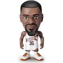 5 Surprise Phoenix Suns NBA Ballers Series 1 Kevin Durant Figure [White Home Jersey, Comes with Court Base, Sticker, Card & Ball Loose]