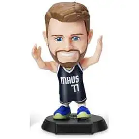 5 Surprise Phoenix Suns NBA Ballers Series 1 Luka Doncic Figure [RARE CHASE Black Jersey, Comes with Court Hoop Base, Sticker, Card & Ball Loose]