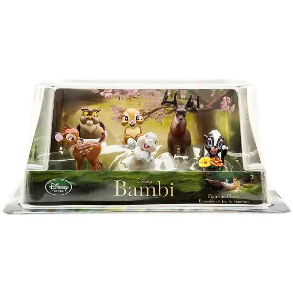 Disney Bambi Exclusive 6 Piece PVC Figurine Playset [Damaged Package]