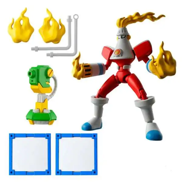 Shokugan Mega Man EXE Vol 1 Torchman 5-Inch Trading Figure