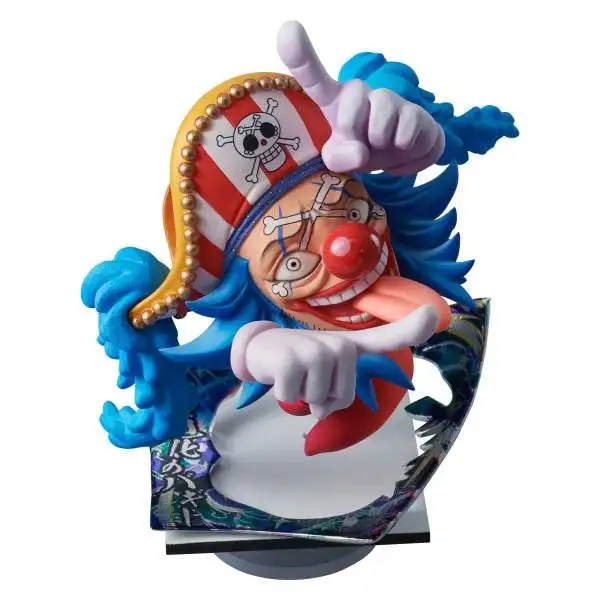 One Piece Shokugan Niformation Buggy 4-Inch Tsukuru Figure
