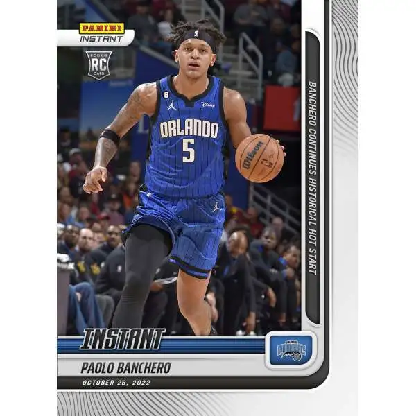 NBA Orlando Magic 2022-23 Instant Draft Night Basketball Paolo Banchero  Trading Card DN1 1 Pick Panini - ToyWiz