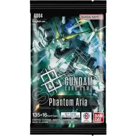 Gundam Trading Card Game The Phantom Aria Booster Pack GD-04 [13 Cards] (Pre-Order ships April)
