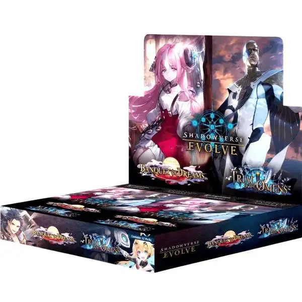 Shadowverse: Evolve Trading Card Game Banquet of Dreams & Trial of the Omens Combined Set Booster Box [12 Packs]