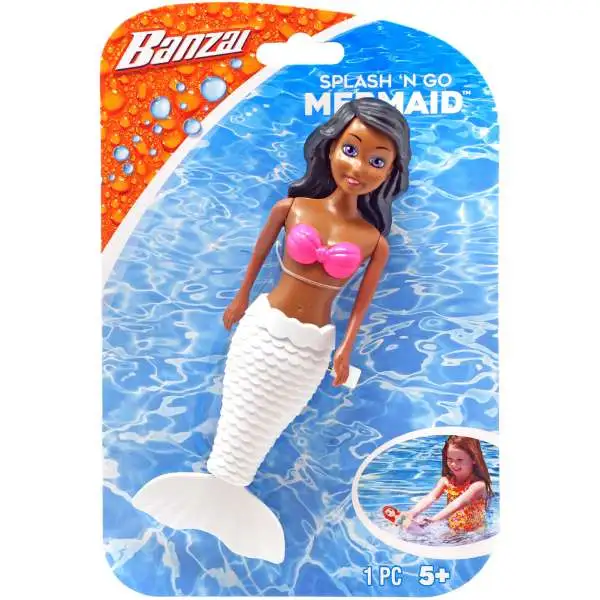 Banzai Splash 'n Go Mermaid Bath Toy [White Tail]