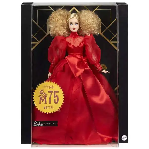 Signature 75th Anniversary Barbie Doll [Blonde]
