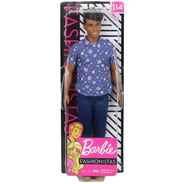 Barbie Fashionistas Ken 13.25-Inch Doll #114 [Preppy Florals, Loose]