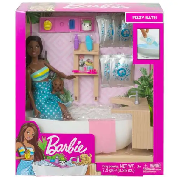 Barbie Fizzy Bath Playset [Brunette]