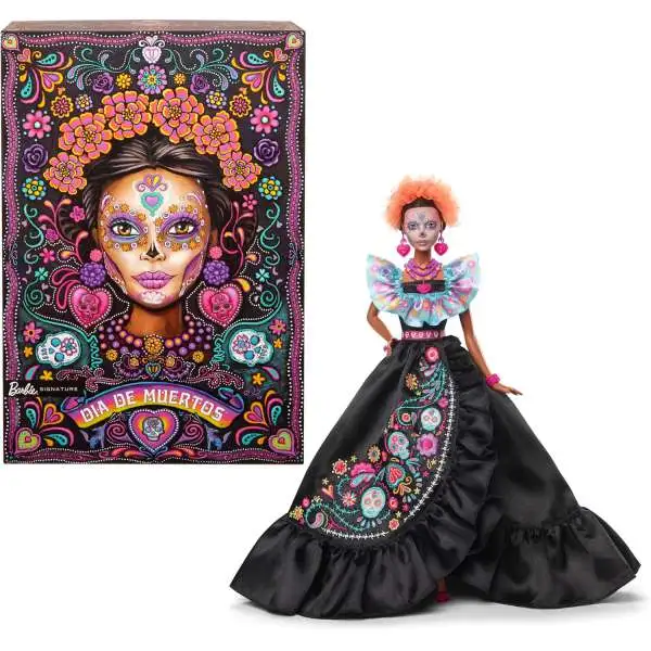 2024 Dia De Muertos Barbie Doll [Black Dress]