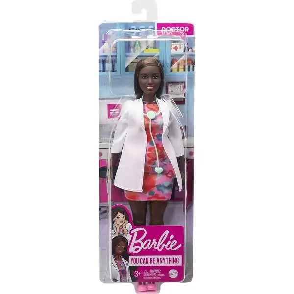 Barbie Interior Designer Fashion Doll with Blonde Hair & Prosthetic Leg,  Pink Dress & Houndstooth Jacket, Accessories