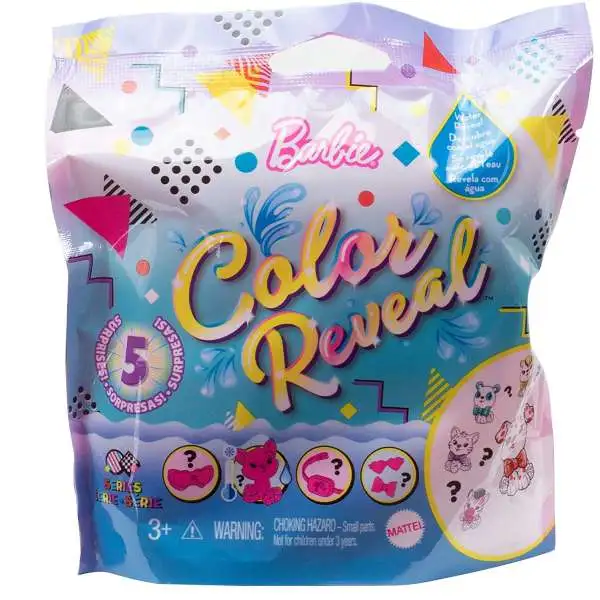 Barbie Color Reveal Mix N Match Series Pets Surprise Doll