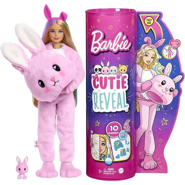 Barbie Cutie Reveal Bunny Surprise Doll