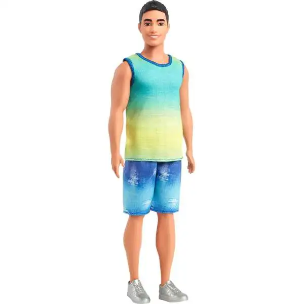 Barbie Fashionistas Ken 13.25-Inch Doll [Ombre Tank & Jean Shorts]