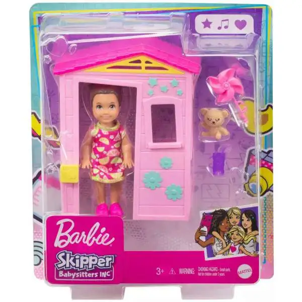 Barbie Skipper Babysitters Inc Playhouse Mini Doll Playset