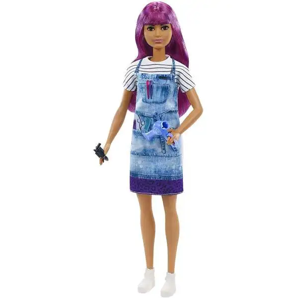 Barbie Salon Stylist Doll [Purple Hair]