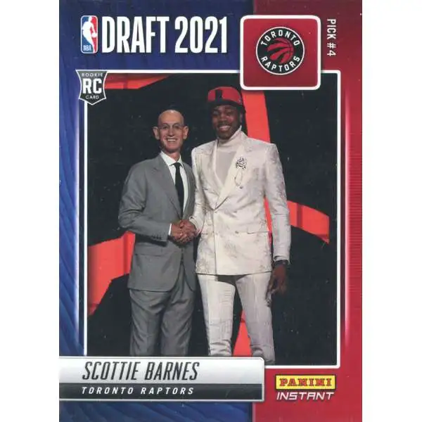 NBA 2021-22 Instant RPS First Look Basketball Scottie Barnes Trading Card (Rookie  Card) 