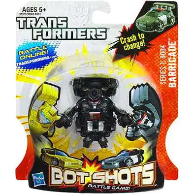 Transformers Bot Shots Battle Game Series 1 Barricade Action Figure B004
