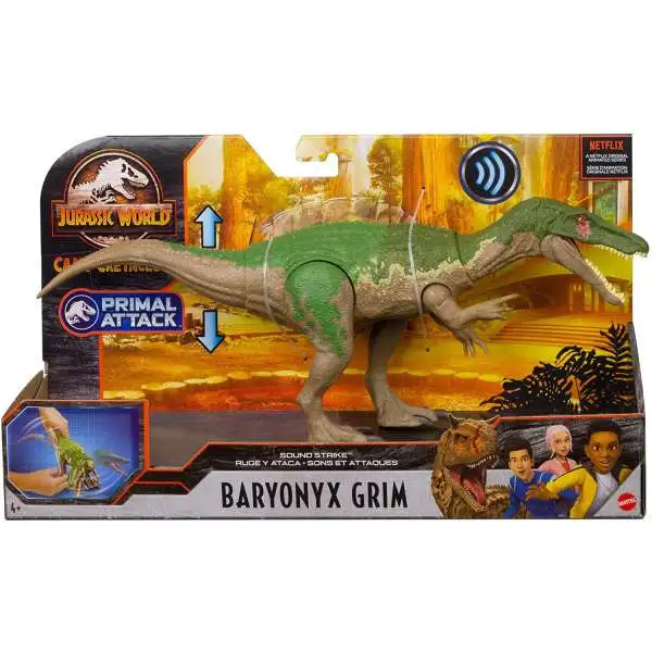 Jurassic World Camp Cretaceous Baryonyx Grim Action Figure [Sound Strike]
