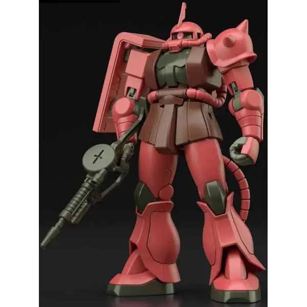 GUNDAM modello di alta qualità UNIVERSAL CENTURY 1/144 MS-06S CHAR aznarble ZAKU II Mobile Suit Gundam Giappone 