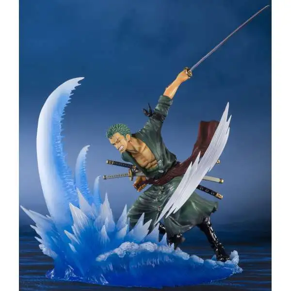 One Piece Figuarts ZERO Roronoa Zoro 7.5-Inch Statue Figure [Extra Battle Version]