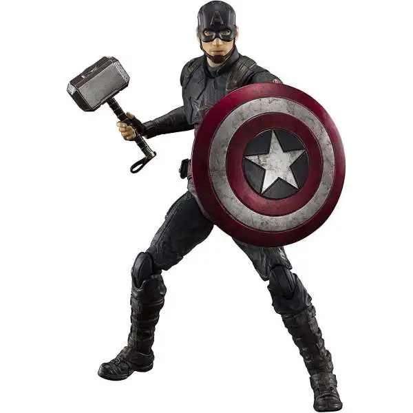 Marvel Avengers Endgame S.H.Figuarts Captain America Action Figure [Final Battle Edition]