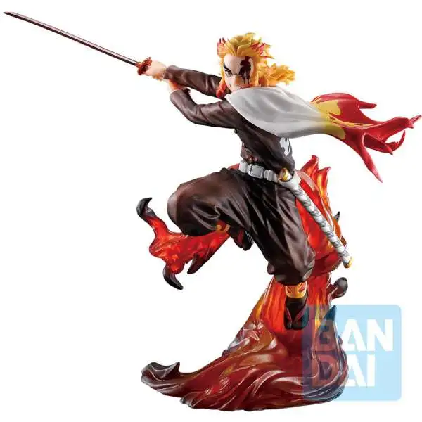 Demon Slayer: Kimetsu no Yaiba Demon Slayer Ichibansho Kyojuro Rengoku 6.3-Inch Collectible PVC Statue [(Shake The Sword Burn Your Heart)]