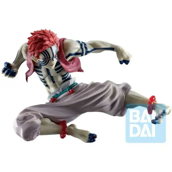 Demon Slayer: Kimetsu no Yaiba Demon Slayer Ichibansho Akaza 3.7-Inch Collectible PVC Statue [(Shake The Sword Burn Your Heart)]