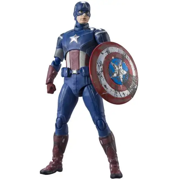 Marvel Avengers S.H.Figuarts Captain America Action Figure [Avengers Assemble]