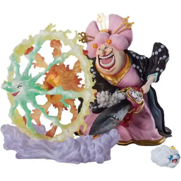 One Piece Battle of Monsters on Onigashima Figuarts ZERO Charlotte Linlin 12.2-Inch Statue Figure [Oiran Olin]